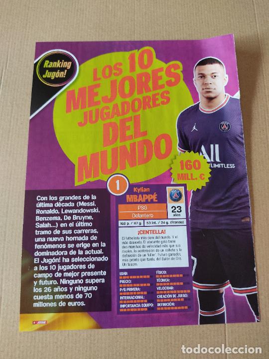 Coleccionismo deportivo: KYLIAN MBAPPE PSG REPORTAJE 1 PAG REVISTA JUGON + LEO MESSI CASEMIRO CARRASCO KEYLOR NAVAS LUCAS