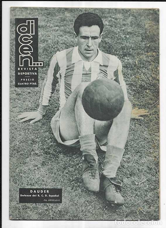 Collezionismo sportivo: Dicen... Revista Deportiva n&ordm; 403 a&ntilde;o IX 2 Septiembre 1960
