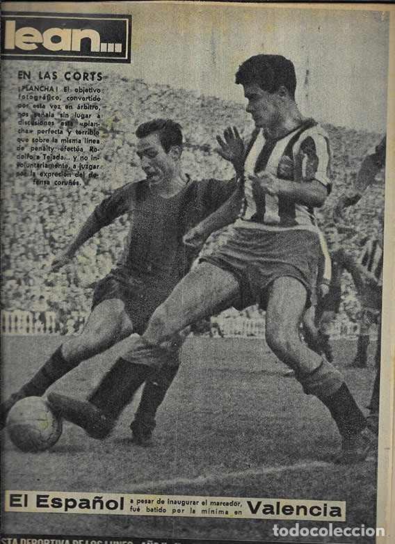 Coleccionismo deportivo: Lean... Revista Deportiva de los lunes . A&ntilde;o II - N&ordm; 35 03-10-1955