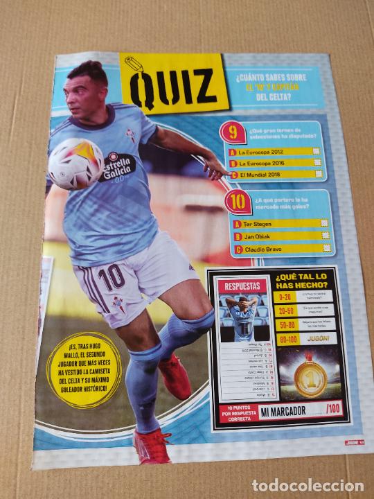 Sports collectibles: IAGO ASPAS CELTA VIGO TIPO POSTER 1 PAG REVISTA + SEBASTIEN HALLER AJAX AMSTERDAM MEGA JUGON WORLD