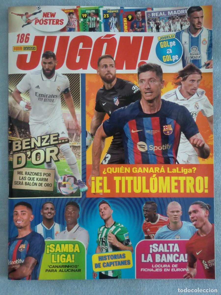 Collezionismo sportivo: Revista JUG&Oacute;N N&ordm; 186 de PANINI. Septiembre de 2022