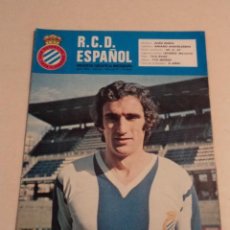 Coleccionismo deportivo: REVISTA R.C.D ESPAÑOL RCD ESPANYOL ABRIL 1976 NÚMERO 17 PORTADA JUAN MARÍA AMIANO