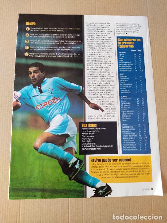 Coleccionismo deportivo: MICHAIL HAIM REVIVO CELTA DE VIGO REPORTAJE 1 PAG REVISTA SOLO GOLES A&Ntilde;OS 90