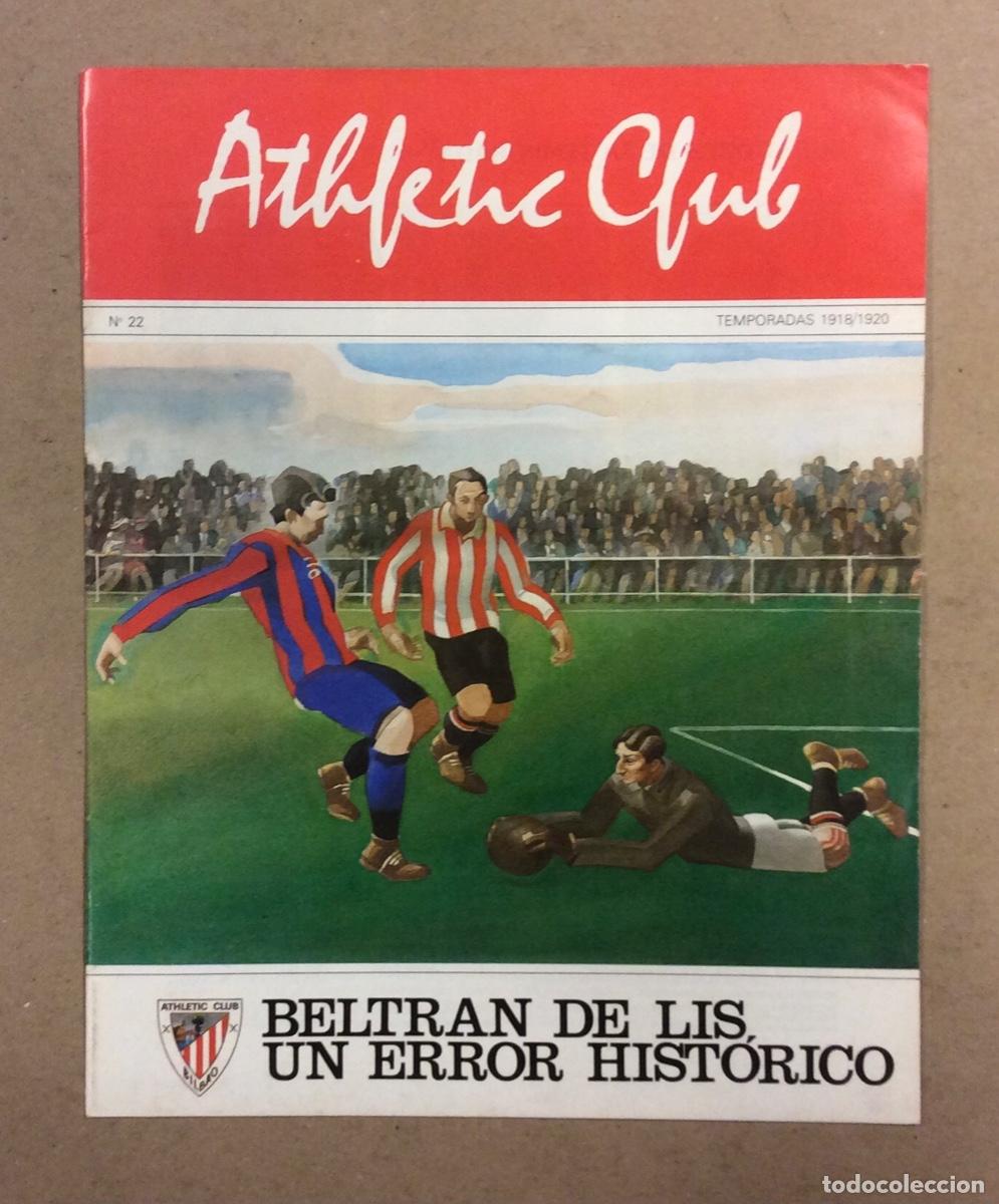 Colecionismo desportivo: ATHLETIC CLUB DE BILBAO N&deg; 22. TEMPORADAS 1918/1920. BELTR&Aacute;N DE LIS, UN ERROR HIST&Oacute;RICO.
