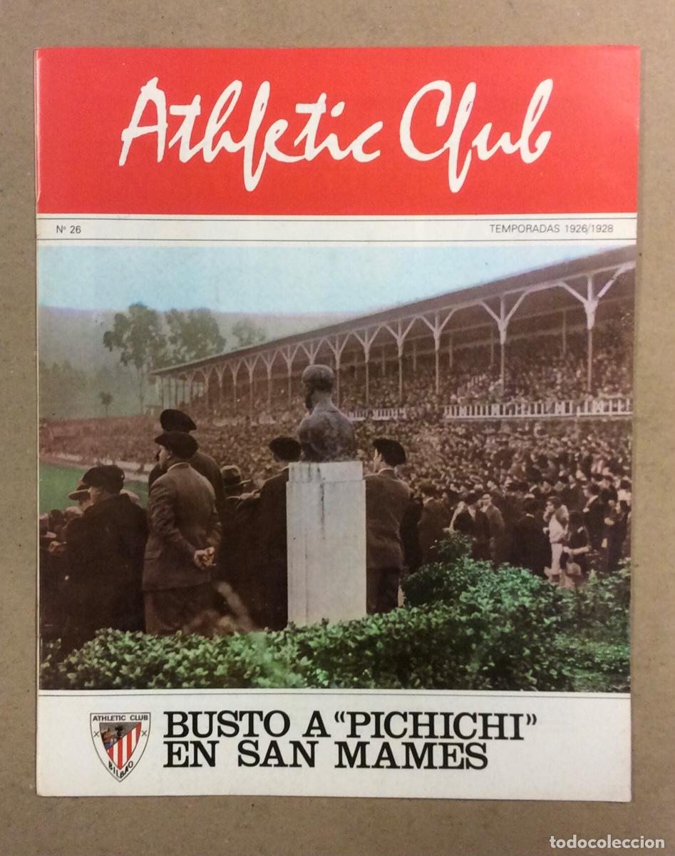 Coleccionismo deportivo: ATHLETIC CLUB DE BILBAO N&deg; 26. TEMPORADAS 1926/1928. BUSTO A PICHICHI EN SAN MAM&Eacute;S.
