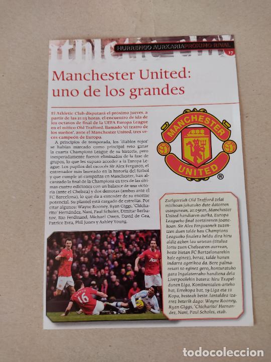 Coleccionismo deportivo: FERDINAND CARRICK MANCHESTER UNITED MU SUAREZ LIVERPOOL REVISTA ATHLETIC BILBAO CENTROS EDUCATIVOS