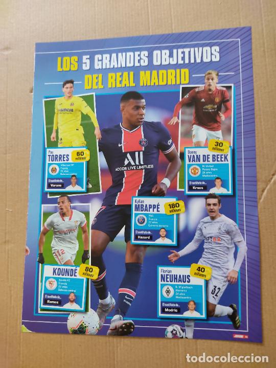 Coleccionismo deportivo: PAU TORRES KOUNDE MBAPPE NEUHAUS VAN DE BEEK REPORTAJE 1 PAG REVISTA JUGON BARCELONA REAL MADRID