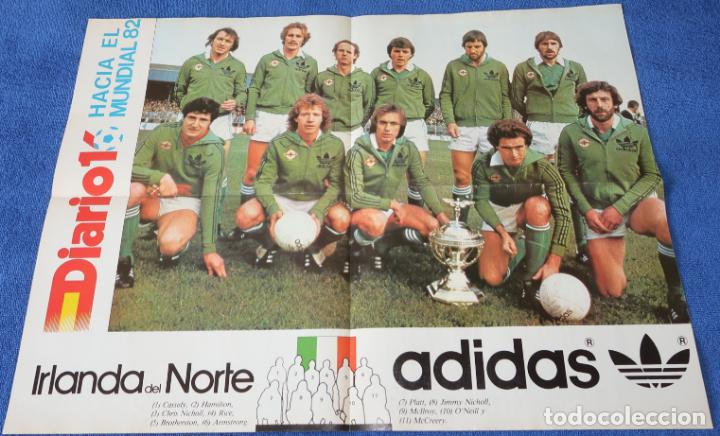 Coleccionismo deportivo: Poster Irlanda del Norte - Mundial de Espa&ntilde;a 1982 - Diario 16