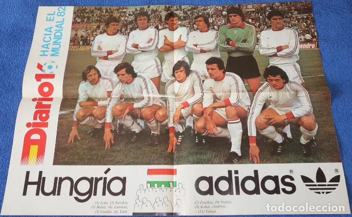 Coleccionismo deportivo: Poster Hungr&iacute;a - Mundial de Espa&ntilde;a 1982 - Diario 16