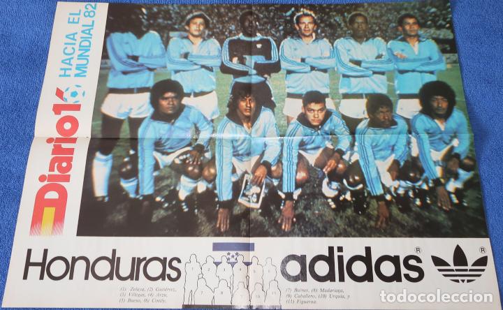 Coleccionismo deportivo: Poster Honduras - Mundial de Espa&ntilde;a 1982 - Diario 16