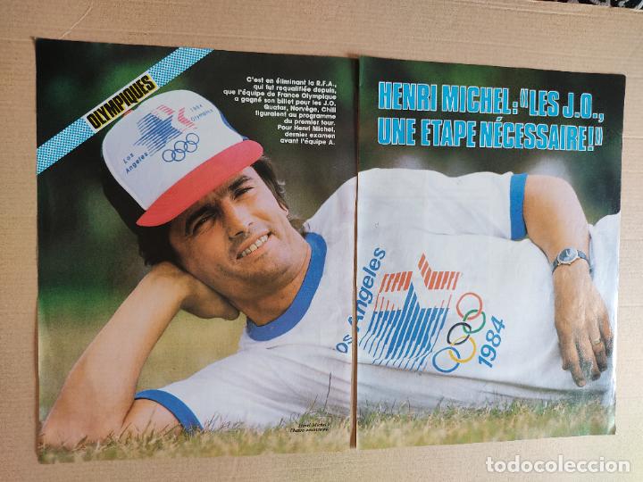 Coleccionismo deportivo: HENRI MICHEL FRANCIA TIPO POSTER REPORTAJE 2 PAG REVISTA ONZE FRANCES A&Ntilde;O 1984 + JOSE TOURE