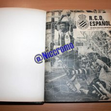 Collezionismo sportivo: RCD ESPAÑOL 1 TOMO DEL Nº1 AL 24 AÑOS DEL 1974 AL 1976 CON EL 75 ANIVERSARIO DEL CLUB RCD ESPANYOL. Lote 378216104