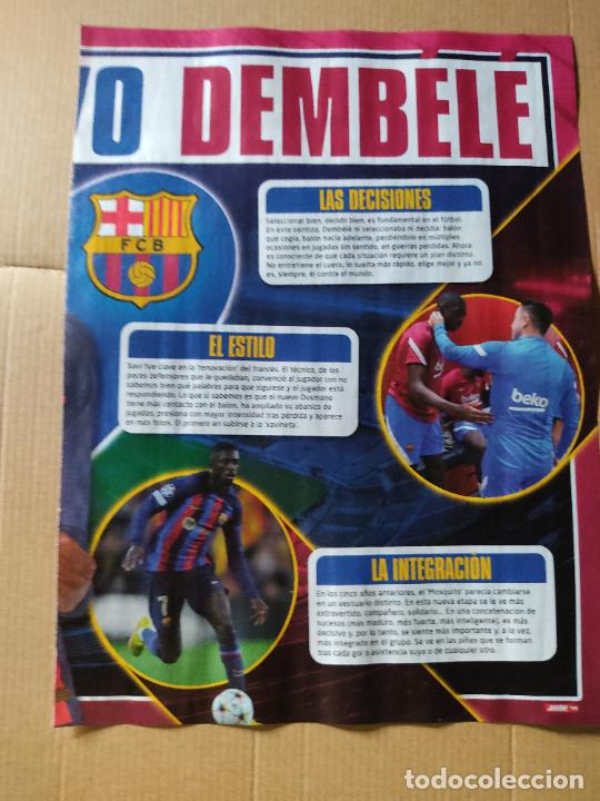 Colecionismo desportivo: DEMBELE BARCELONA BAR&Ccedil;A XAVI HERNANDEZ REPORTAJE 1 P&Aacute;G REVISTA JUG&Oacute;N