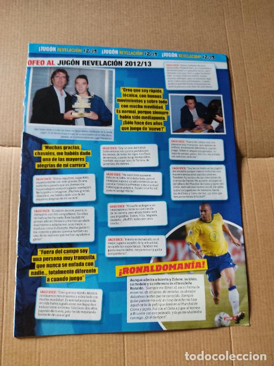 Sports collectibles: IAGO ASPAS CELTA DE VIGO REPORTAJE 1 PAG REVISTA JUG&Oacute;N RONALDO NAZARIO BRAS