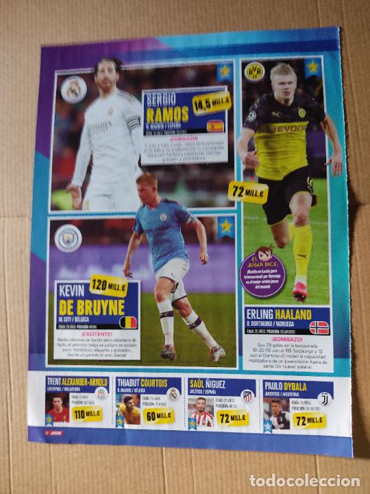 Coleccionismo deportivo: SERGIO RAMOS ERLING HAALAND DE BRUYNE OBLAK CASEMIRO JADON SANCHO MANE REPORTAJE 2 P&Aacute;G REVISTA JUG&Oacute;N