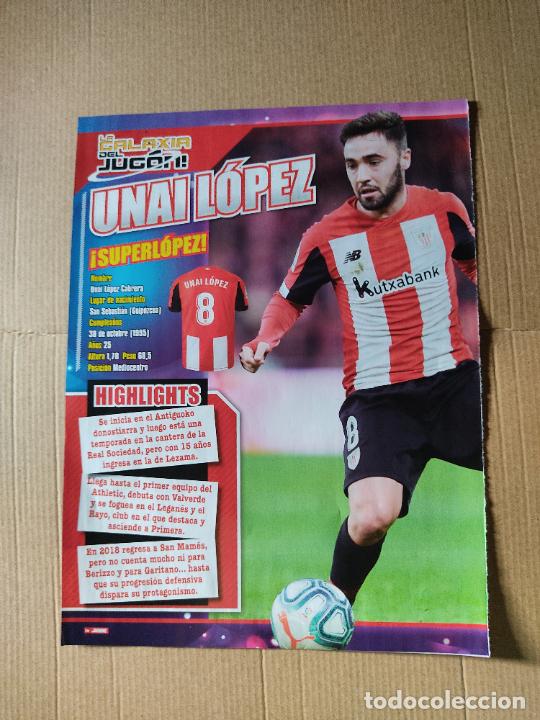 Coleccionismo deportivo: UNAI LOPEZ ATHLETIC CLUB BILBAO TIPO POSTER 1 P&Aacute;G REVISTA JUG&Oacute;N NEYMAR PSG GRIEZMANN BARCELONA BAR&Ccedil;A