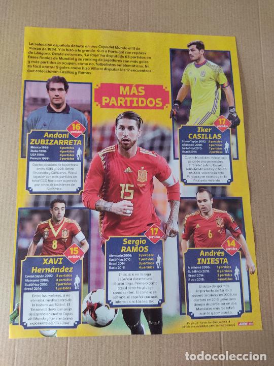 Coleccionismo deportivo: CASILLAS ZUBIZARRETA XAVI SERGIO RAMOS ANDRES INIESTA ESPA&Ntilde;A SELECCION REPORTAJE 1 PAG REVISTA JUGON