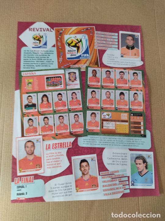 Coleccionismo deportivo: ESPA&Ntilde;A VILLA INIESTA FORLAN SNEIJDER ITALIA KLOSE ZIDANE CANNAVARO CR7 REVIVAL 2 PAG REVISTA JUGON