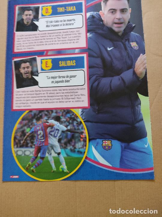 Colecionismo desportivo: XAVI HERNANDEZ BARCELONA BAR&Ccedil;A REPORTAJE 2 PAG REVISTA JUGON DEST VINICIUS PIQUE