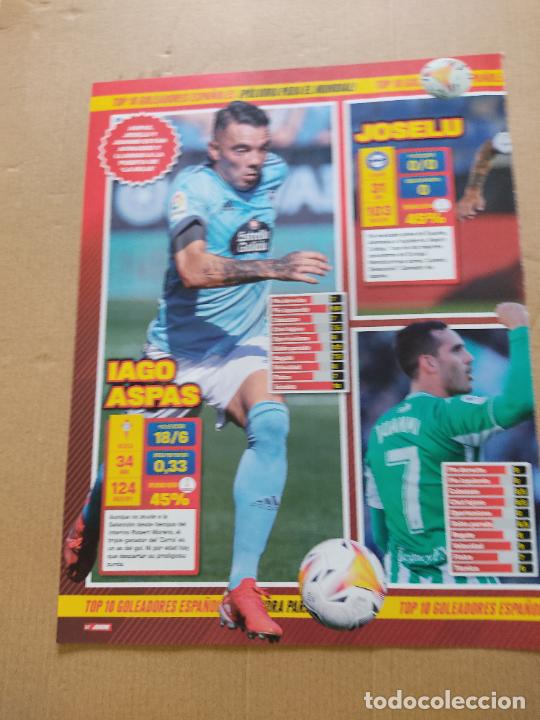 Coleccionismo deportivo: IAGO ASPAS CELTA VIGO JUANMI REAL BETIS GERARD MORENO VILLARREAL RDT REPORTAJE 2 PAG REVISTA JUGON