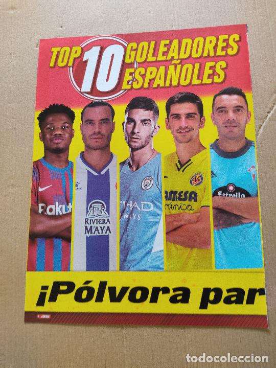 Sammelleidenschaft Sport: ANSU FATI RDT FERRAN TORRES GERARD MORENO IAGO ASPAS REPORTAJE 1PAG REVISTA JUGON PEDRI ALEXIA MESSI