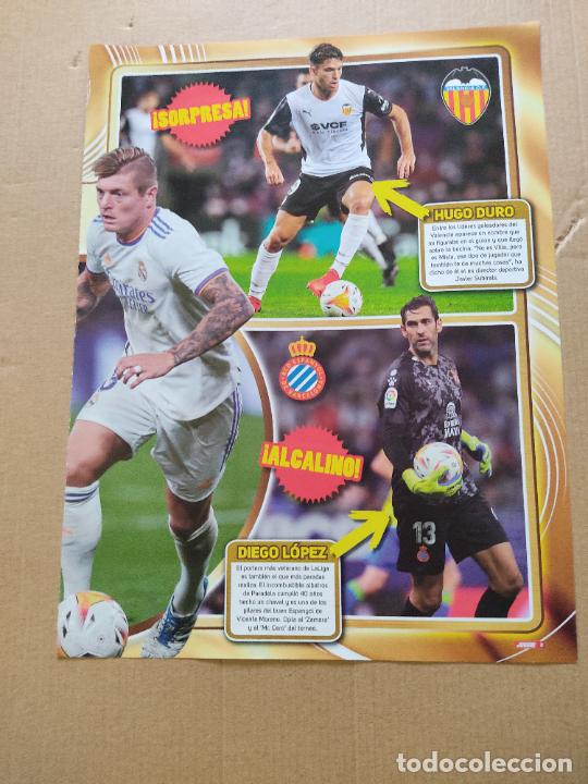 Coleccionismo deportivo: HUGO DURO VALENCIA DIEGO LOPEZ ESPANYOL KROOS MADRID REPORTAJE 1 PAG REVISTA JUGON NICO FER NI&Ntilde;O MIR