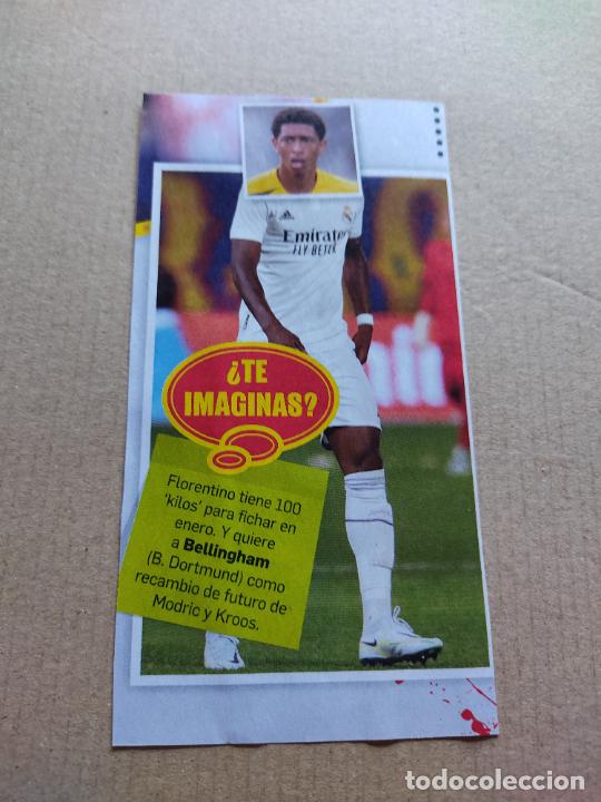 Coleccionismo deportivo: BELLINGHAM BORUSSIA DORTMUND REAL MADRID TE IMAGINAS RECORTE PRENSA REVISTA JUG&Oacute;N MIDE 8 X 15,6 CM