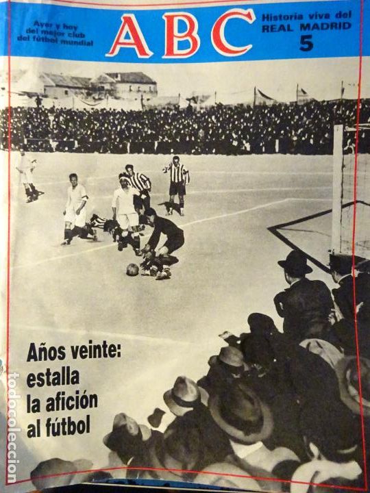 Coleccionismo deportivo: REVISTA DE F&Uacute;TBOL. ABC HISTORIA VIVA DEL REAL MADRID CF. 5 AFICI&Oacute;N EN A&Ntilde;OS 20 30GR