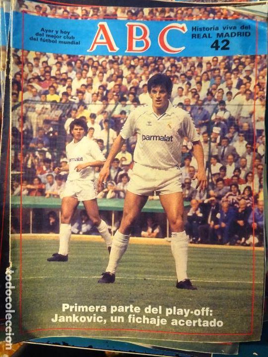 Coleccionismo deportivo: REVISTA DE F&Uacute;TBOL. ABC HISTORIA VIVA DEL REAL MADRID CF. 42 JANKOVIC 30GR