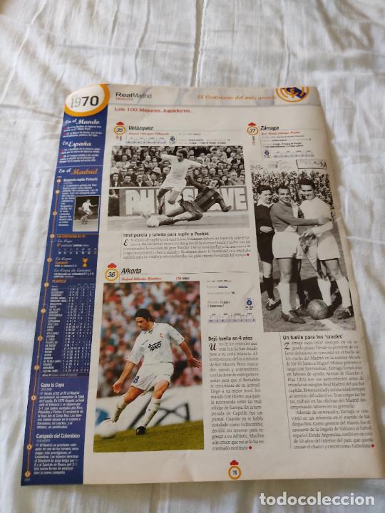 Coleccionismo deportivo: ALKORTA ZARRAGA VELAZQUEZ MACEDA REPORTAJE 2 PAG CENTENARIO REAL MADRID 1902-2002 SUPLEMENTO MARCA