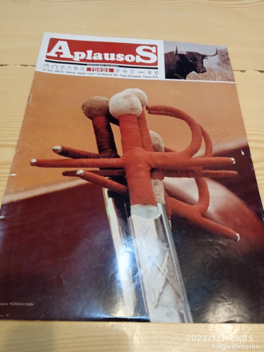 Sammelleidenschaft Sport: GG-999 REVISTA APLAUSOS TOROS N&ordm; 1012
