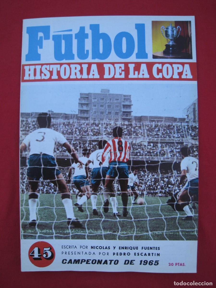 Sports collectibles: REVISTA FUTBOL - HISTORIA DE LA COPA - N&ordm; 45 - CAMPEONATO DE 1965.