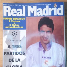 Coleccionismo deportivo: REAL MADRID. REVISTA. NÚMERO 100 ABRIL 1998. Lote 385336324