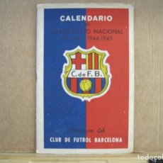 Coleccionismo deportivo: FC BARCELONA-CALENDARIO DEL CAMPEONATO NACIONAL DE LIGA 1944 1945-FUTBOL-VER FOTOS-(K-8722). Lote 388876859