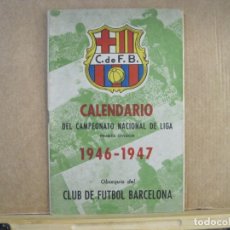 Coleccionismo deportivo: FC BARCELONA-CALENDARIO DEL CAMPEONATO NACIONAL DE LIGA 1946 1947-FUTBOL-VER FOTOS-(K-8723). Lote 388876939