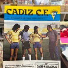 Coleccionismo deportivo: REVISTA BOLETIN CADIZ CF - 25 SEPTIEMBRE DE 1983 - Nº2. Lote 390385744