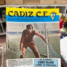 Coleccionismo deportivo: REVISTA BOLETIN CADIZ CF - 22 ENERO DE 1984 - Nº11. Lote 390386189