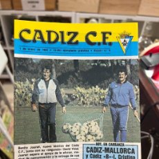 Coleccionismo deportivo: REVISTA BOLETIN CADIZ CF - 1 ENERO DE 1984 - Nº9. Lote 390386309