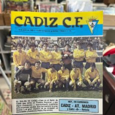 Coleccionismo deportivo: REVISTA BOLETIN CADIZ CF - 8 ABRIL DE 1984 - Nº16. Lote 390387079