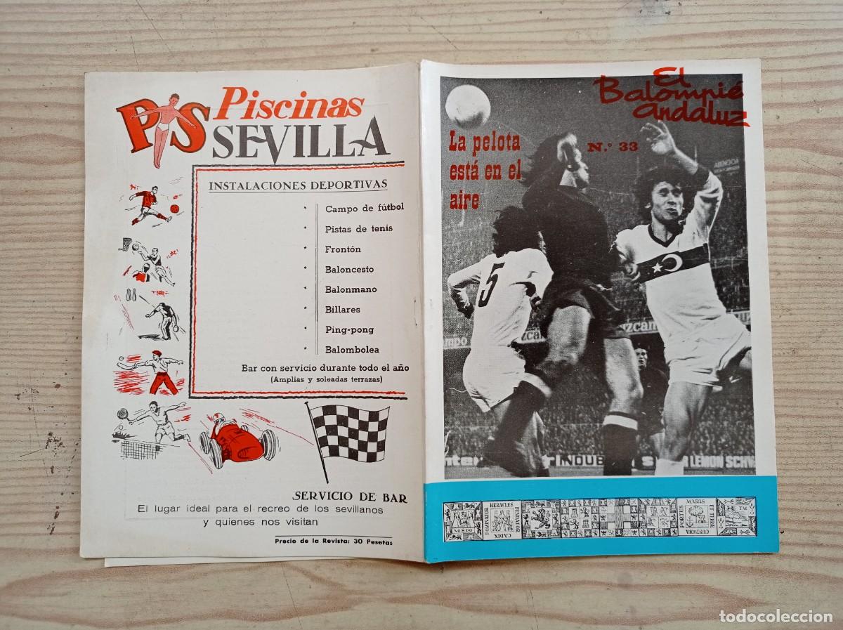 Sammelleidenschaft Sport: Revista El Balompie Andaluz 33 - 1976