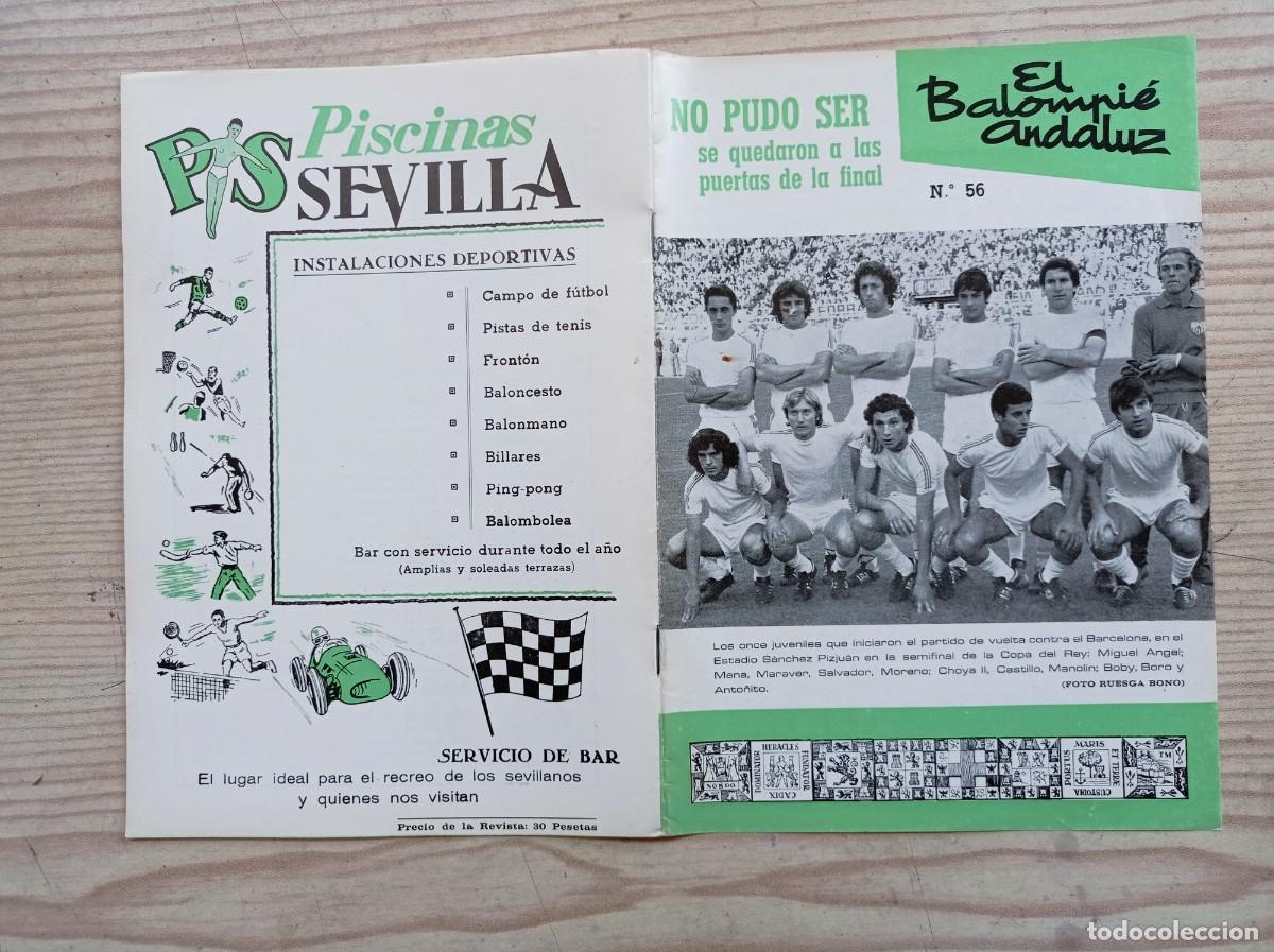Sports collectibles: Revista El Balompie Andaluz 56 - 1978