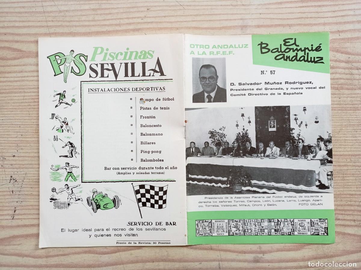 Sammelleidenschaft Sport: Revista El Balompie Andaluz 57 - 1978