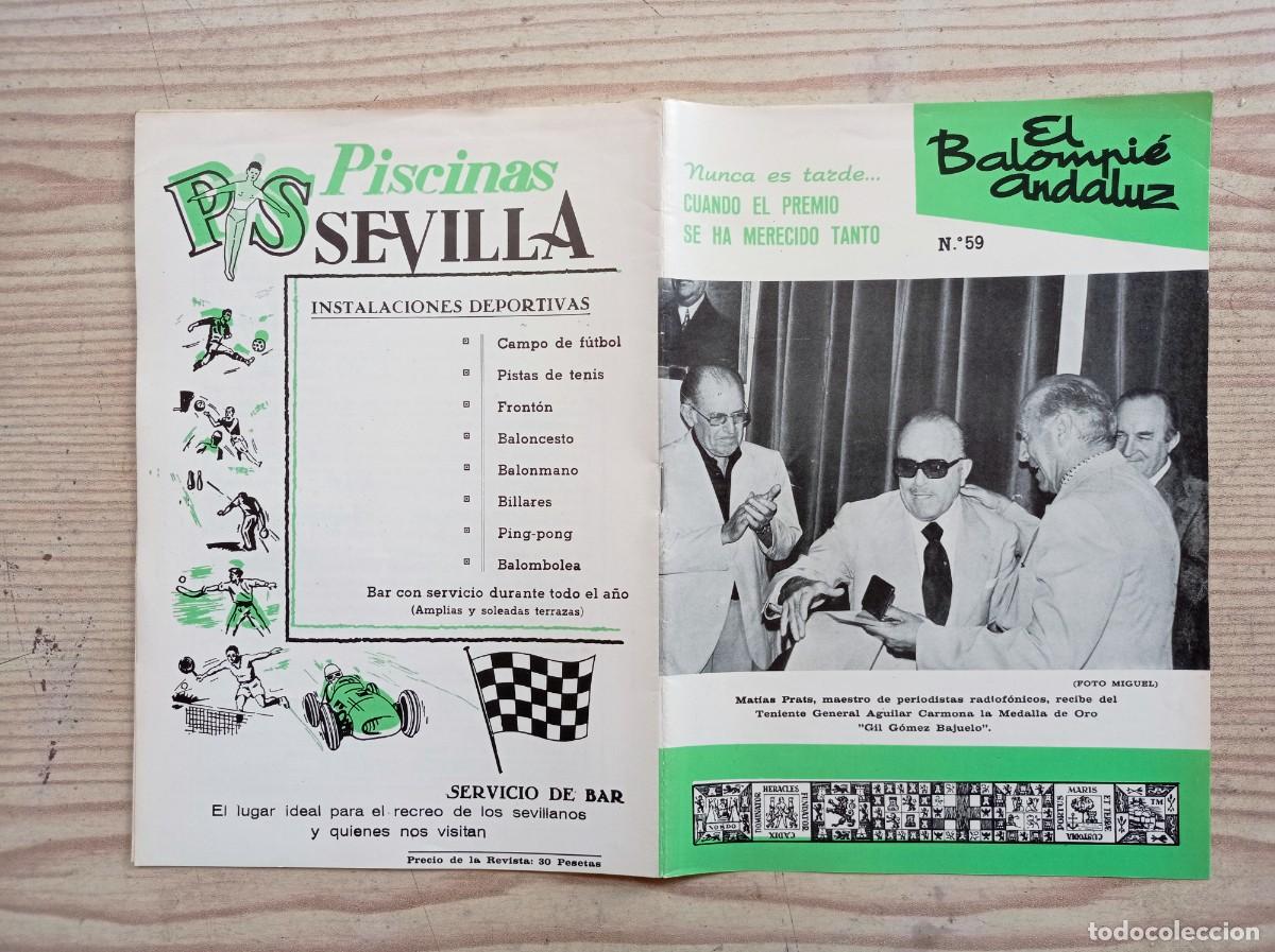 Sammelleidenschaft Sport: Revista El Balompie Andaluz 59 - 1978