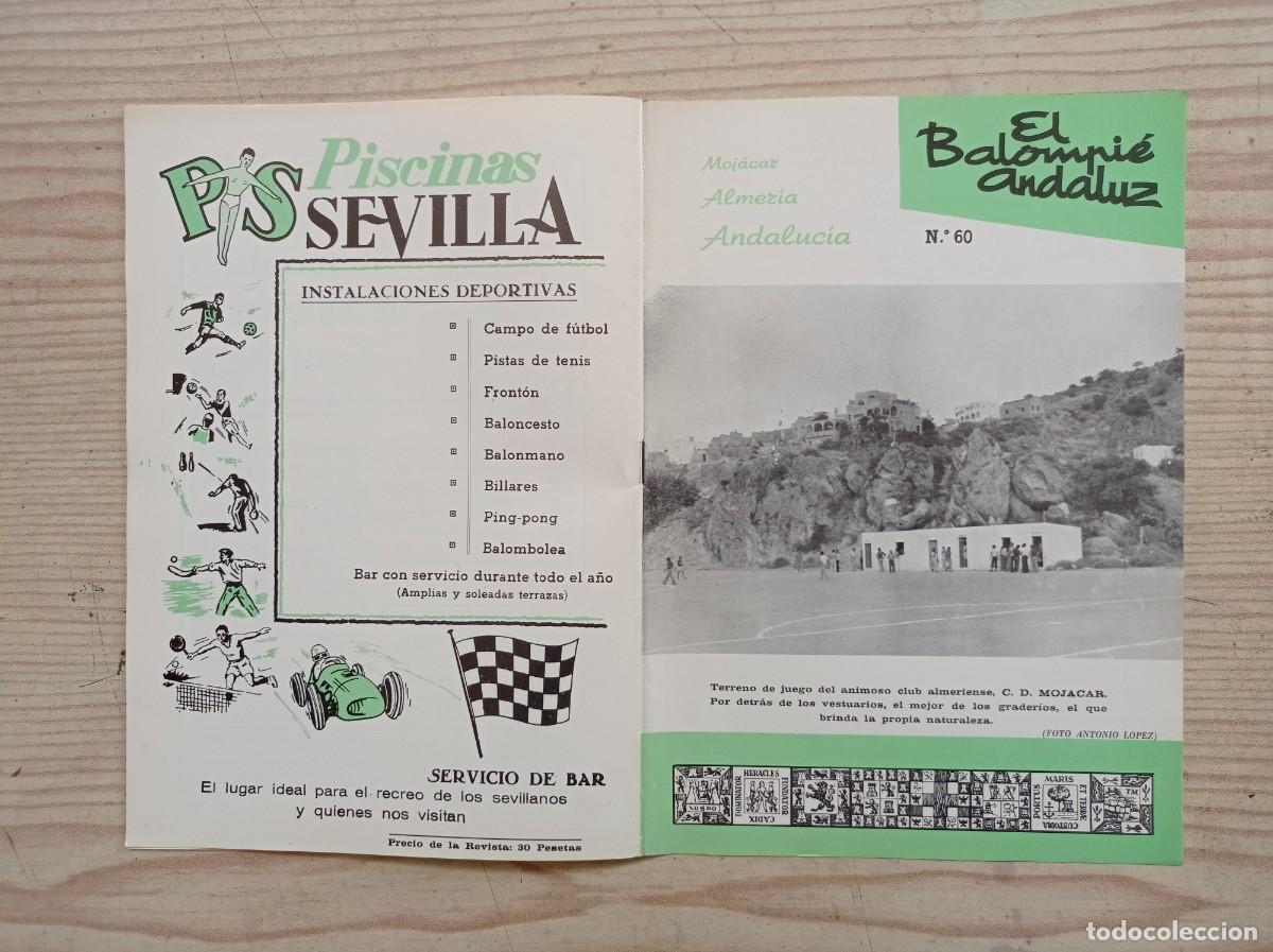 Sports collectibles: Revista El Balompie Andaluz 60 - 1978