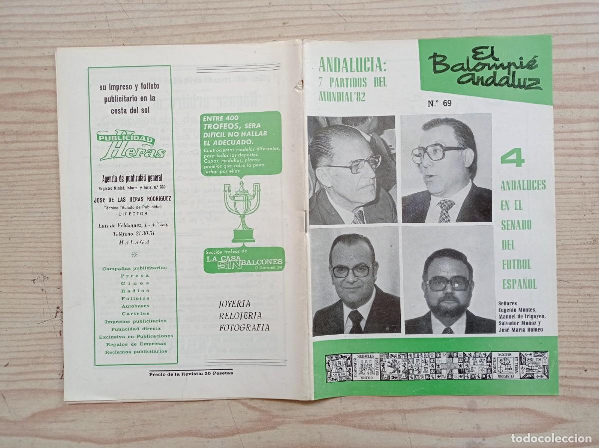 Sports collectibles: Revista El Balompie Andaluz 69 - 1979