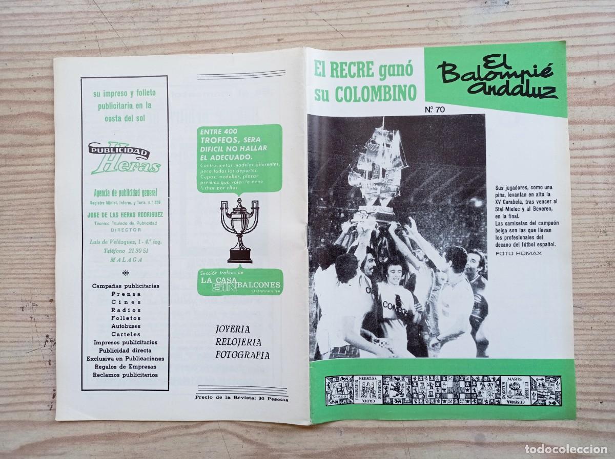 Sammelleidenschaft Sport: Revista El Balompie Andaluz 70 - 1979