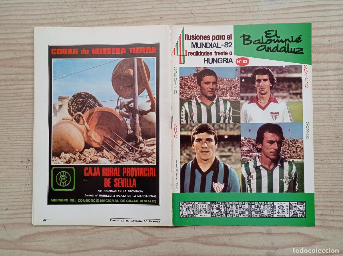 Sammelleidenschaft Sport: Revista El Balompie Andaluz 83 - 1980