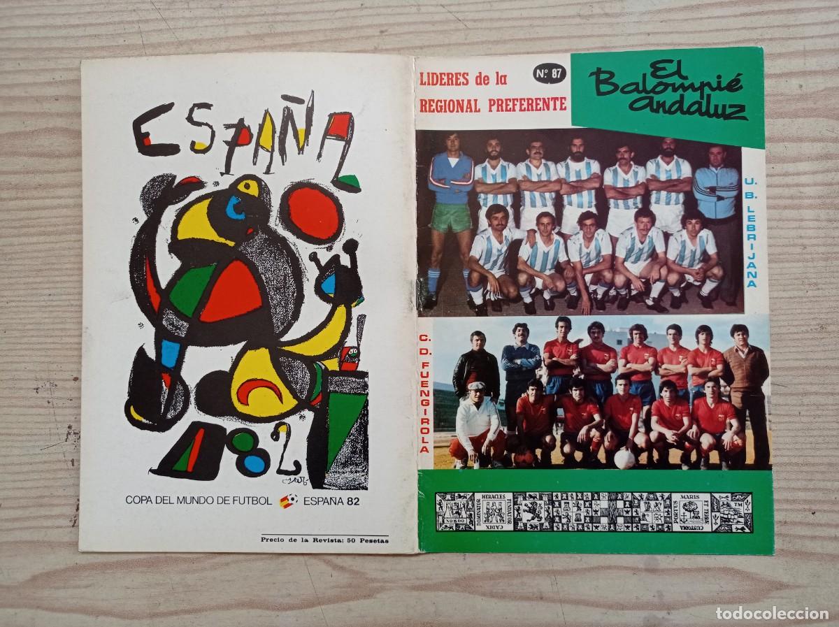 Sammelleidenschaft Sport: Revista El Balompie Andaluz 87 - 1981