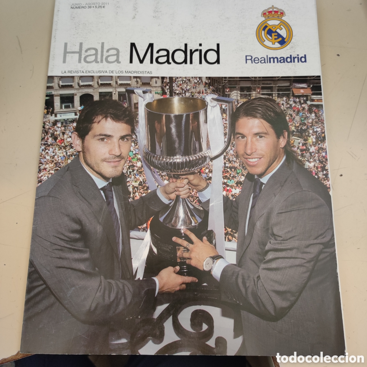 Colecionismo desportivo: Revista Hala Madrid n&deg; 39