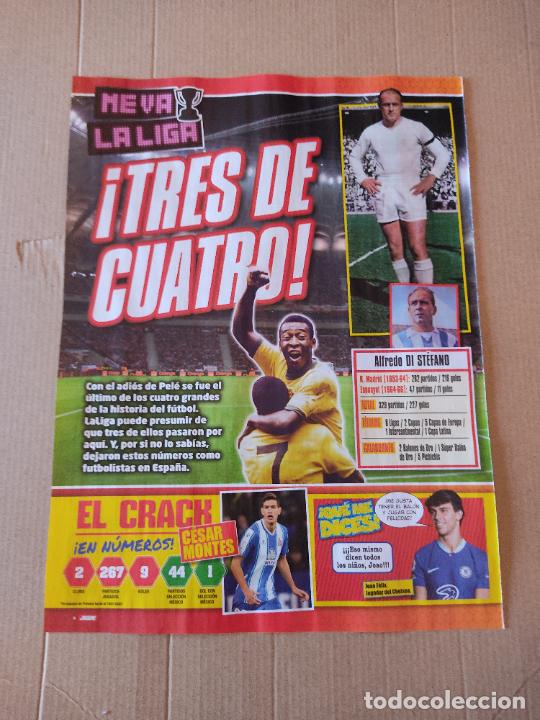 Sammelleidenschaft Sport: PEL&Eacute; BRASIL DI STEFANO MADRID REPORTAJE 1 PAG REVISTA JUGON ANCELOTTI NACHO JOAO FELIX CESAR MONTES
